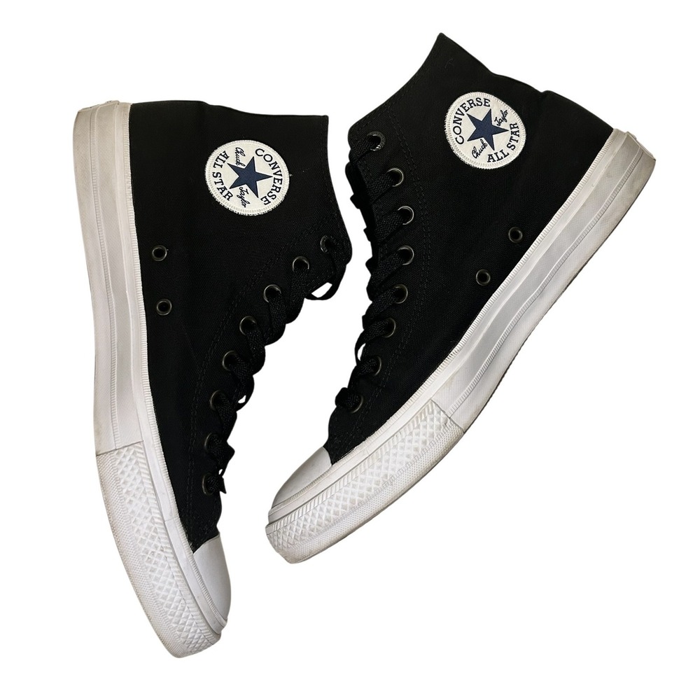 Converse Chuck Taylor All Star II Lunarlon Discontinued High Top Black 150143C